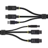 StarTech.com 1,8 m topelt-DisplayPort ja USB 5 Gbps KVM-kaabel, 4K 60Hz, universaalselt ühilduv DP 1.2/USB 3.0 kombokaabel kahe monitoriga KVM-lülitite jaoks