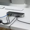StarTech.com kolme monitoriga USB-C dokkimisjaam, 140 W sülearvuti laadimisdokk MacBook Pro ja Windows jaoks, 4K 60 Hz HDMI või DisplayPort, TAA