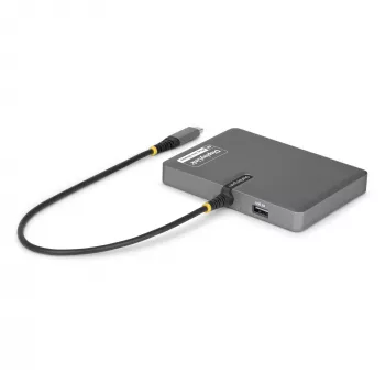 StarTech.com USB-C kuni nelja monitori tööjaama adapter, 4K 60Hz HDMI, 140W PD läbivool sülearvuti laadimiseks, USB-port juhtmevaba klaviatuuri/hiire jaoks, TAA