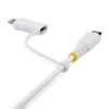 StarTech.com 1m (3ft) 2-in-1 tugev USB-C laadimiskaabel koos Lightning-adapteriga, 30W/60W (3A), Apple MFi sertifitseeritud, punutud USB C laadimisjuhe iPhone'ile/iPadile/Androidile