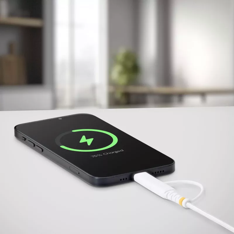 StarTech.com 1m (3ft) 2-in-1 tugev USB-C laadimiskaabel koos Lightning-adapteriga, 30W/60W (3A), Apple MFi sertifitseeritud, punutud USB C laadimisjuhe iPhone'ile/iPadile/Androidile