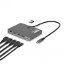 StarTech.com USB-C nelja monitoriga tööjaama adapter, 4K 60 Hz DisplayPort, 140 W PD läbilaadimine sülearvuti laadimiseks, USB-port juhtmevaba klaviatuuri/hiire jaoks, TAA