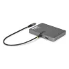 StarTech.com USB-C nelja monitoriga tööjaama adapter, 4K 60 Hz DisplayPort, 140 W PD läbilaadimine sülearvuti laadimiseks, USB-port juhtmevaba klaviatuuri/hiire jaoks, TAA