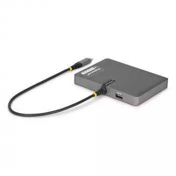 StarTech.com USB-C nelja monitoriga tööjaama adapter, 4K 60 Hz DisplayPort, 140 W PD läbilaadimine sülearvuti laadimiseks, USB-port juhtmevaba klaviatuuri/hiire jaoks, TAA