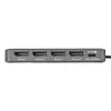 StarTech.com USB-C nelja monitoriga tööjaama adapter, 4K 60 Hz DisplayPort, 140 W PD läbilaadimine sülearvuti laadimiseks, USB-port juhtmevaba klaviatuuri/hiire jaoks, TAA
