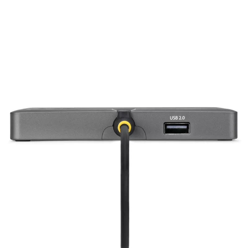 StarTech.com USB-C nelja monitoriga tööjaama adapter, 4K 60 Hz DisplayPort, 140 W PD läbilaadimine sülearvuti laadimiseks, USB-port juhtmevaba klaviatuuri/hiire jaoks, TAA