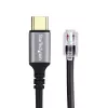 StarTech.com UR9-HEADSET-ADAPTER kaabli soovahetaja USB-C RJ-9 Must