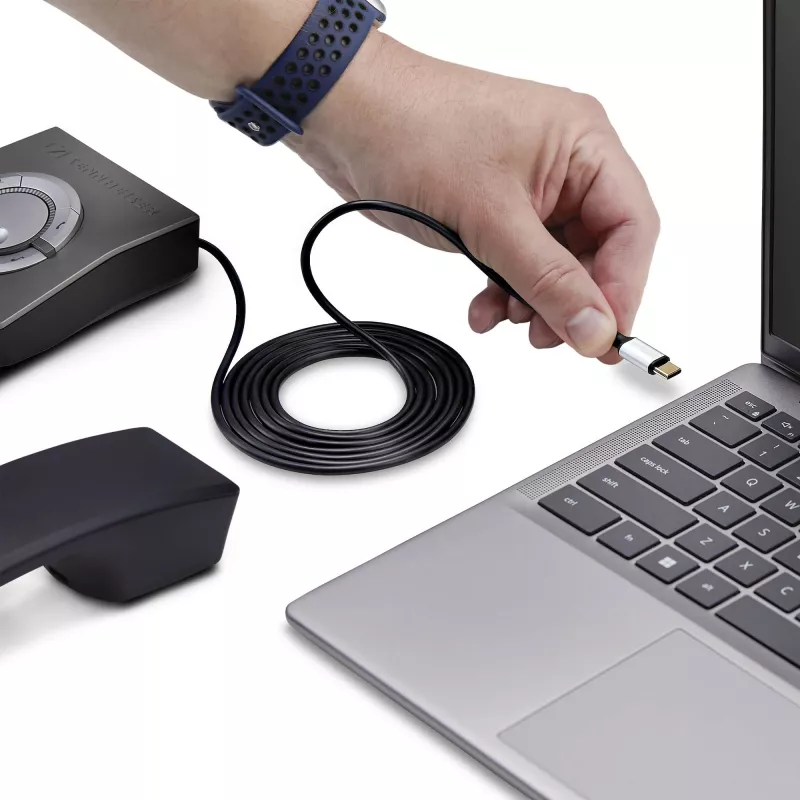 StarTech.com UR9-HEADSET-ADAPTER kaabli soovahetaja USB-C RJ-9 Must