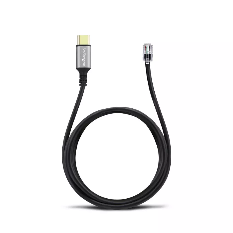 StarTech.com UR9-HEADSET-ADAPTER kaabli soovahetaja USB-C RJ-9 Must