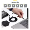 StarTech.com UR9-HEADSET-ADAPTER kaabli soovahetaja USB-C RJ-9 Must