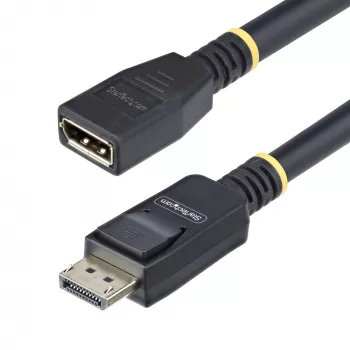 StarTech.com 10ft (3m) DisplayPort 1.4 pikenduskaabel, DP 1.4 pordisäästukaabel, 8K 60Hz, DP isane/emane pikendusadapteri juhe, DisplayPorti pikenduskaabel, TPE ümbris, I/E