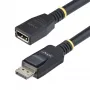 StarTech.com 10ft (3m) DisplayPort 1.4 pikenduskaabel, DP 1.4 pordisäästukaabel, 8K 60Hz, DP isane/emane pikendusadapteri juhe, DisplayPorti pikenduskaabel, TPE ümbris, I/E
