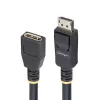 StarTech.com 10ft (3m) DisplayPort 1.4 pikenduskaabel, DP 1.4 pordisäästukaabel, 8K 60Hz, DP isane/emane pikendusadapteri juhe, DisplayPorti pikenduskaabel, TPE ümbris, I/E