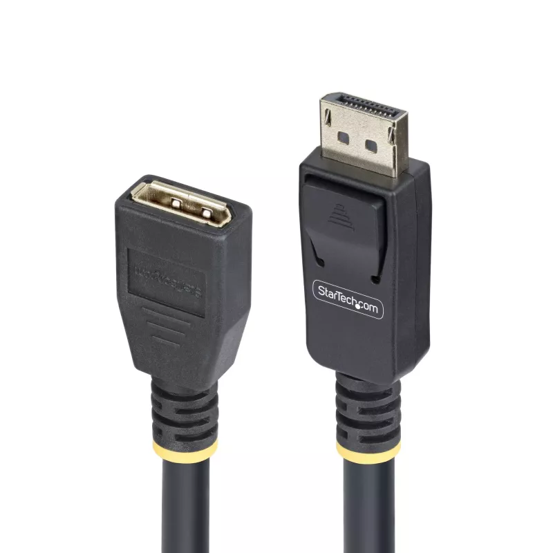 StarTech.com 10ft (3m) DisplayPort 1.4 pikenduskaabel, DP 1.4 pordisäästukaabel, 8K 60Hz, DP isane/emane pikendusadapteri juhe, DisplayPorti pikenduskaabel, TPE ümbris, I/E