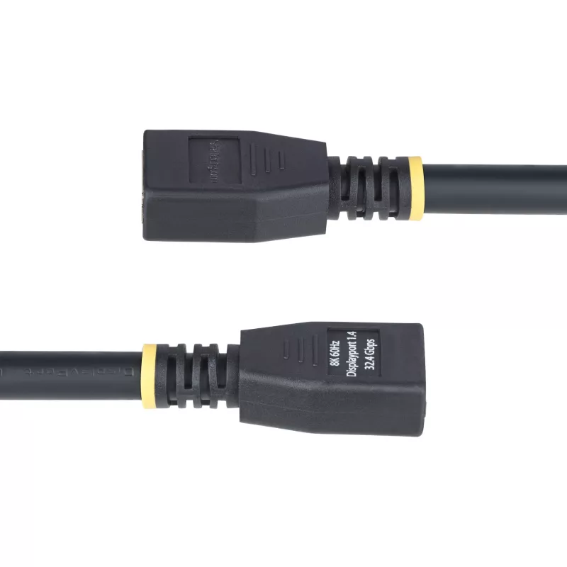 StarTech.com 10ft (3m) DisplayPort 1.4 pikenduskaabel, DP 1.4 pordisäästukaabel, 8K 60Hz, DP isane/emane pikendusadapteri juhe, DisplayPorti pikenduskaabel, TPE ümbris, I/E