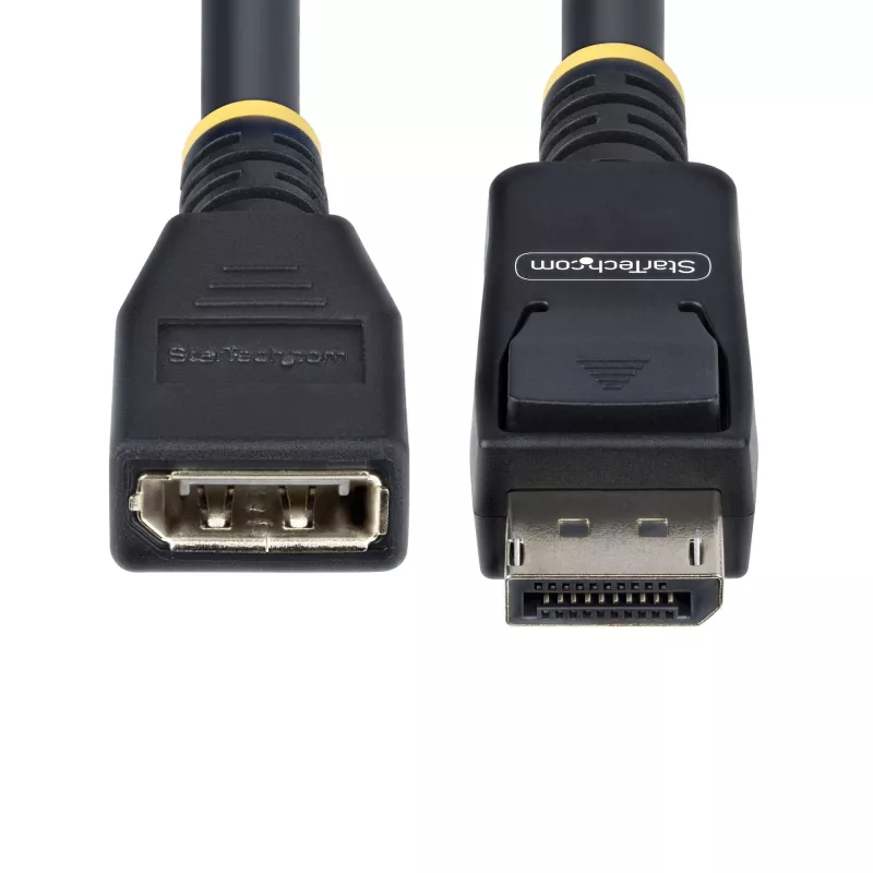 StarTech.com 10ft (3m) DisplayPort 1.4 pikenduskaabel, DP 1.4 pordisäästukaabel, 8K 60Hz, DP isane/emane pikendusadapteri juhe, DisplayPorti pikenduskaabel, TPE ümbris, I/E