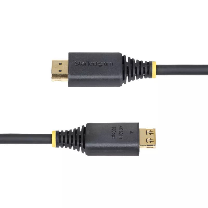 StarTech.com 10 jala (3 m) kiire HDMI-kaabel haarduvate pistikutega, 4K 60 Hz/1440p 144 Hz, HDR10/HDCP 2.2/ARC, 18 Gbit/s, UHD HDMI 2.0 juhe teleri/monitori/ekraani jaoks, TPE-kest
