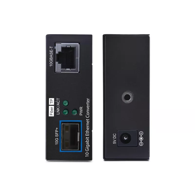 StarTech.com 10GbE SFP+ kiudmeediumimuundur, 10 Gigabit Ethernet RJ-45 to 10GBASE-X SFP+, ühemoodiline, mitmemoodiline, 16K jumbo-kaadrid, TAA-ühilduv