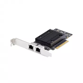 StarTech.com 2-pordiline PCIe 10Gb Ethernet-võrgukaart, 10GbE võrguliideskaart, Broadcom BCM57416 kiibistik, kahe RJ45 10GBase-T/Gigabiti pordiga, NIC-kaart, TAA