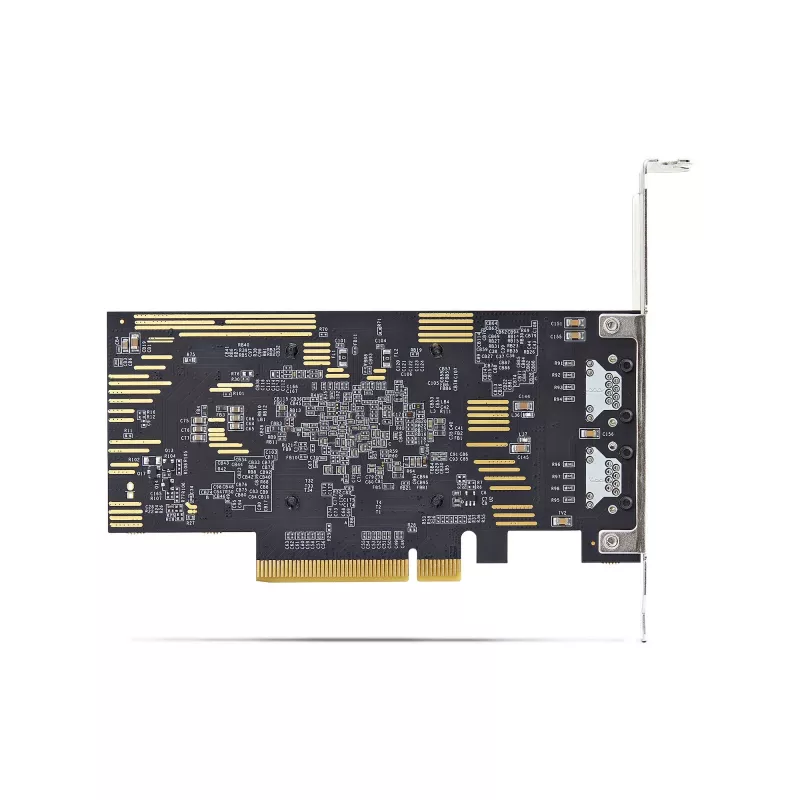 StarTech.com 2-pordiline PCIe 10Gb Ethernet-võrgukaart, 10GbE võrguliideskaart, Broadcom BCM57416 kiibistik, kahe RJ45 10GBase-T/Gigabiti pordiga, NIC-kaart, TAA