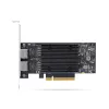 StarTech.com 2-pordiline PCIe 10Gb Ethernet-võrgukaart, 10GbE võrguliideskaart, Broadcom BCM57416 kiibistik, kahe RJ45 10GBase-T/Gigabiti pordiga, NIC-kaart, TAA