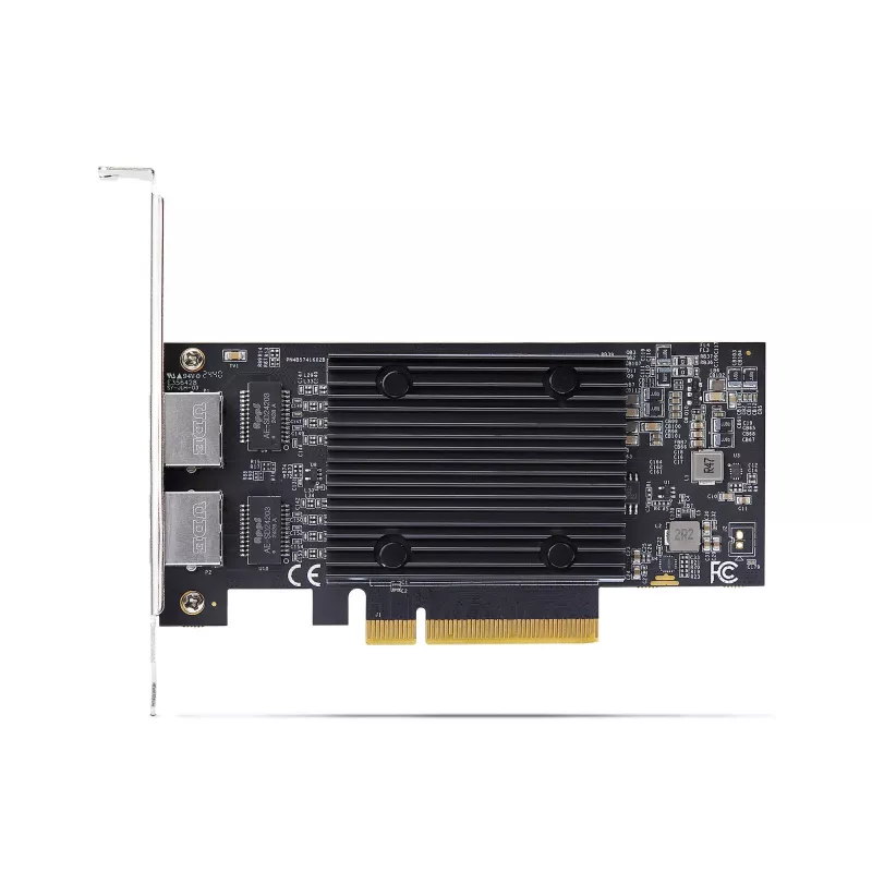 StarTech.com 2-pordiline PCIe 10Gb Ethernet-võrgukaart, 10GbE võrguliideskaart, Broadcom BCM57416 kiibistik, kahe RJ45 10GBase-T/Gigabiti pordiga, NIC-kaart, TAA