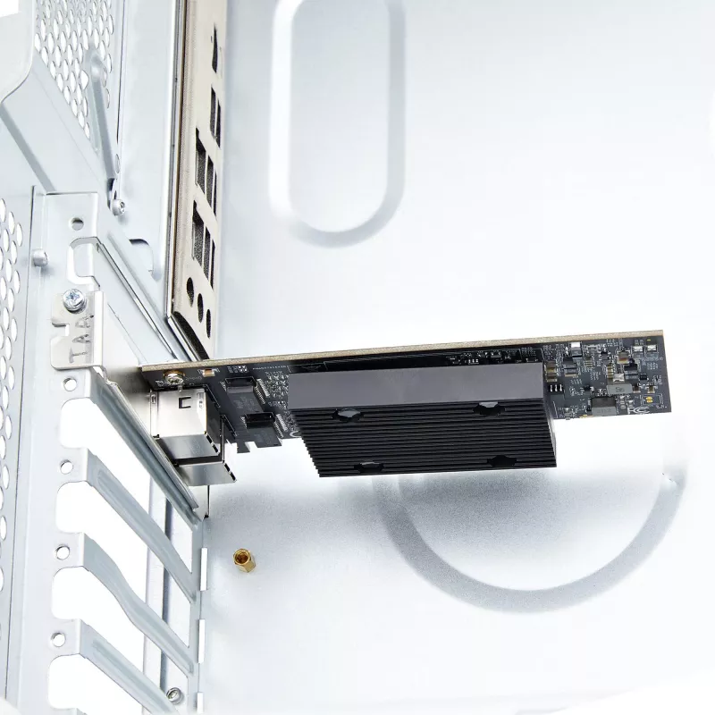 StarTech.com 2-pordiline PCIe 10Gb Ethernet-võrgukaart, 10GbE võrguliideskaart, Broadcom BCM57416 kiibistik, kahe RJ45 10GBase-T/Gigabiti pordiga, NIC-kaart, TAA