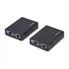 StarTech.com VDSL2 Etherneti pikenduskomplekt ühe paarilise juhtme kaudu, kuni 0,6 miili (1 km) pikamaa LAN repiiter telefoniliini/CAT5e/CAT6 kaudu, kuni 300 Mbit/s, asendus seadmele 110VDSLEXTEU - TAA