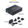 StarTech.com Gigabit Ethernet vask-kiudmeediumimuundur, SM LC, 20 km, 10/100/1000 Mbit/s, RJ45-LC, täismetallist, 9K jumbokaadrid, TAA-ühilduv