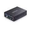 StarTech.com Gigabit Ethernet vask-kiudmeediumimuundur, SM LC, 20 km, 10/100/1000 Mbit/s, RJ45-LC, täismetallist, 9K jumbokaadrid, TAA-ühilduv