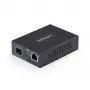 StarTech.com 10GbE Multi-Gigabit avatud SFP+ fiibermeediamuundur, 10G/5G/2.5G/1G/100M, vask kuni 10GBASE-X SFP+, ühemoodiline, mitmemoodiline, 16K hiigelkaadrid, TAA