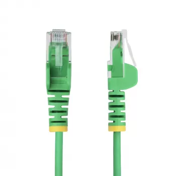 StarTech.com 3m roheline õhuke CAT6 Etherneti kaabel, tõmblukuta, 100W PoE, UTP, LSZH, 28AWG puhas vasktraat, õhuke RJ45 võrgupaigaldusjuhe pingutusleevendustega, individuaalselt testitud