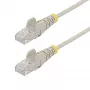 StarTech.com 5 m hall õhuke CAT6 Etherneti kaabel, tõmbluskaitsmega, 100W PoE, UTP, LSZH, 28AWG puhas vaskjuhe, õhuke RJ45 võrgupaigakaabel tõmbetõkistega, individuaalselt testitud