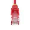StarTech.com 5 m punane õhuke CAT6 Etherneti kaabel, haakumiskindel, 100 W PoE, UTP, LSZH, 28AWG puhtast vaskjuhtmest, õhuke RJ45 võrgupaigakaabel koos tõmbetõkestitega, individuaalselt testitud