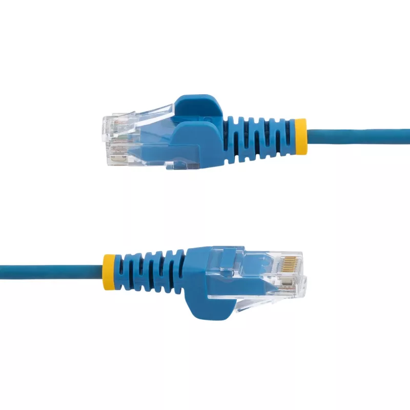 StarTech.com 7 m sinine õhuke CAT6 võrgukaabel, takerdumisvastane, 100 W PoE, UTP, LSZH, 28AWG puhas vaskjuhe, õhuke RJ45 võrguparandusjuhe koos tõmbetõkestusega, individuaalselt testitud