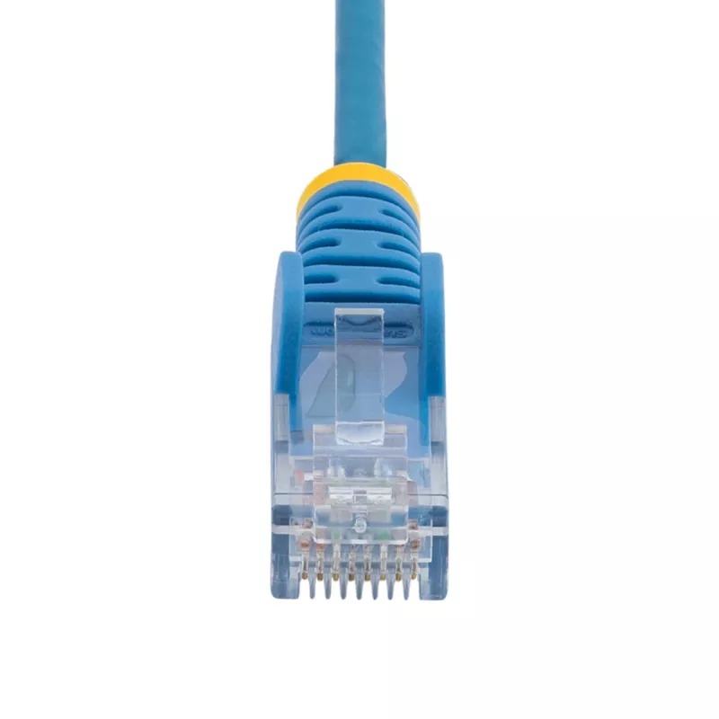 StarTech.com 7 m sinine õhuke CAT6 võrgukaabel, takerdumisvastane, 100 W PoE, UTP, LSZH, 28AWG puhas vaskjuhe, õhuke RJ45 võrguparandusjuhe koos tõmbetõkestusega, individuaalselt testitud