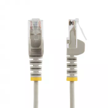 StarTech.com 7m hall õhuke CAT6 Etherneti kaabel, tõmbluskindel, 100W PoE, UTP, LSZH, 28AWG puhas vaskjuhe, õhuke RJ45 võrgukaabel koos tõmbetugevdustega, individuaalselt testitud