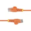 StarTech.com 15 m oranž õhuke CAT6 Etherneti kaabel, tõmblukuvaba, 100 W PoE, UTP, LSZH, 28AWG puhtast vasest traat, õhuke RJ45 võrgukaabel koos tõmbetugevdustega, individuaalselt testitud