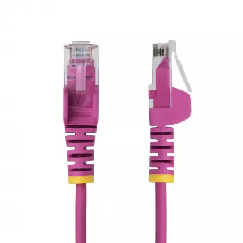 StarTech.com 1,5 m roosa õhuke CAT6 Etherneti kaabel, takistusvaba, 100 W PoE, UTP, LSZH, 28AWG puhas vaskjuhe, õhuke RJ45 võrgupaigakaabel tõmbetugevdustega, individuaalselt testitud