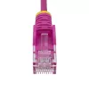 StarTech.com 1,5 m roosa õhuke CAT6 Etherneti kaabel, takistusvaba, 100 W PoE, UTP, LSZH, 28AWG puhas vaskjuhe, õhuke RJ45 võrgupaigakaabel tõmbetugevdustega, individuaalselt testitud