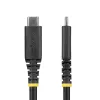 StarTech.com 2m (6ft) USB4 kaabel, 20Gbps, USB-IF sertifitseeritud USB-C kaabel, 240W PD EPR, 4K 120Hz DP 1.4, TPE kest, must USB-C juhe