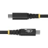 StarTech.com 2m (6ft) USB4 kaabel, 20Gbps, USB-IF sertifitseeritud USB-C kaabel, 240W PD EPR, 4K 120Hz DP 1.4, TPE kest, must USB-C juhe