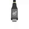 StarTech.com 50cm (1.6ft) USB4 kaabel, 80 Gbps, USB-IF sertifitseeritud USB-C kaabel, 240 W PD, 8K 120 Hz/4K 240 Hz DP2.1 DP80, TPE-kate, Thunderbolt 4 ühilduv – must USB-C juhe