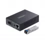 StarTech.com Gigabit Ethernet Copper-to-Fiber meediamuundur, SM LC, 40 km, 10/100/1000 Mbit/s, RJ45 to LC, täismetallist, 9K jumboraamid, TAA vastavuses