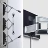 StarTech.com Heavy-Duty Articulating TV Wall Mount for up to 100-inch and 187.4lb/85kg lame Screens, VESA 800x500, Low-Profile Bracket, TAA-Compliant