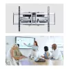 StarTech.com Heavy-Duty Articulating TV Wall Mount for up to 100-inch and 187.4lb/85kg lame Screens, VESA 800x500, Low-Profile Bracket, TAA-Compliant