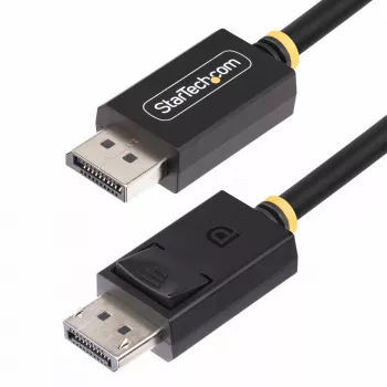 StarTech.com 3m (10ft) DisplayPort 2.1 kaabel, VESA sertifitseeritud DP40 DisplayPort kaabel UHBR10/HDR/HDCP 2.2, 8K 60Hz/4K 144Hz koos DSC 1.2a, 40Gbps, DP 2.1 kaabel, UHD monitori juhe, M/M