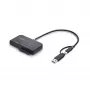 StarTech.com USB-C/USB-A - M.2 NVMe ja 2,5 inch/3,5 inch SATA adapter, 10 Gbit/s, tööriistavaba väline SSD-kõvakettaluger, B+M/M-Key