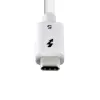 StarTech.com 2,6 jala (80 cm) Thunderbolt 5 kaabel, 80 Gbps/kuni 120 Gbps, 240 W PD, 8K 60 Hz, sertifitseeritud Thunderbolti kaabel, ühildub Thunderbolt 4/USB4/USB-C-ga – valge