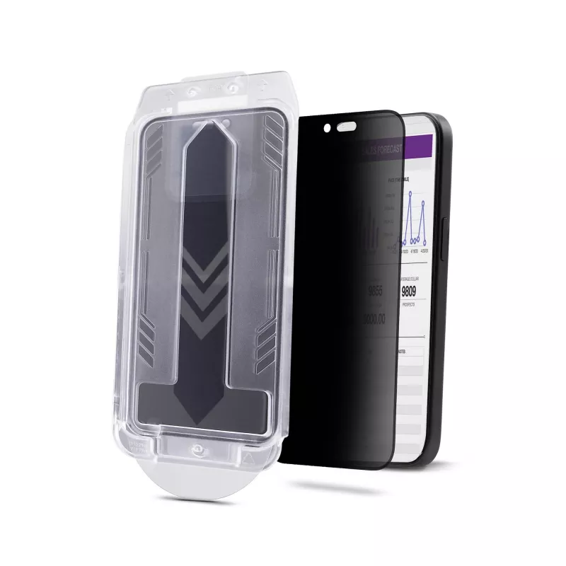 StarTech.com 4-suunaline 360-privaatsusekraan iPhone 16 Pro-le, toetab portree-/rõhtpaigutust, puutetundlik, karastatud klaasist kaitse, 4-suunaline filter, TAA